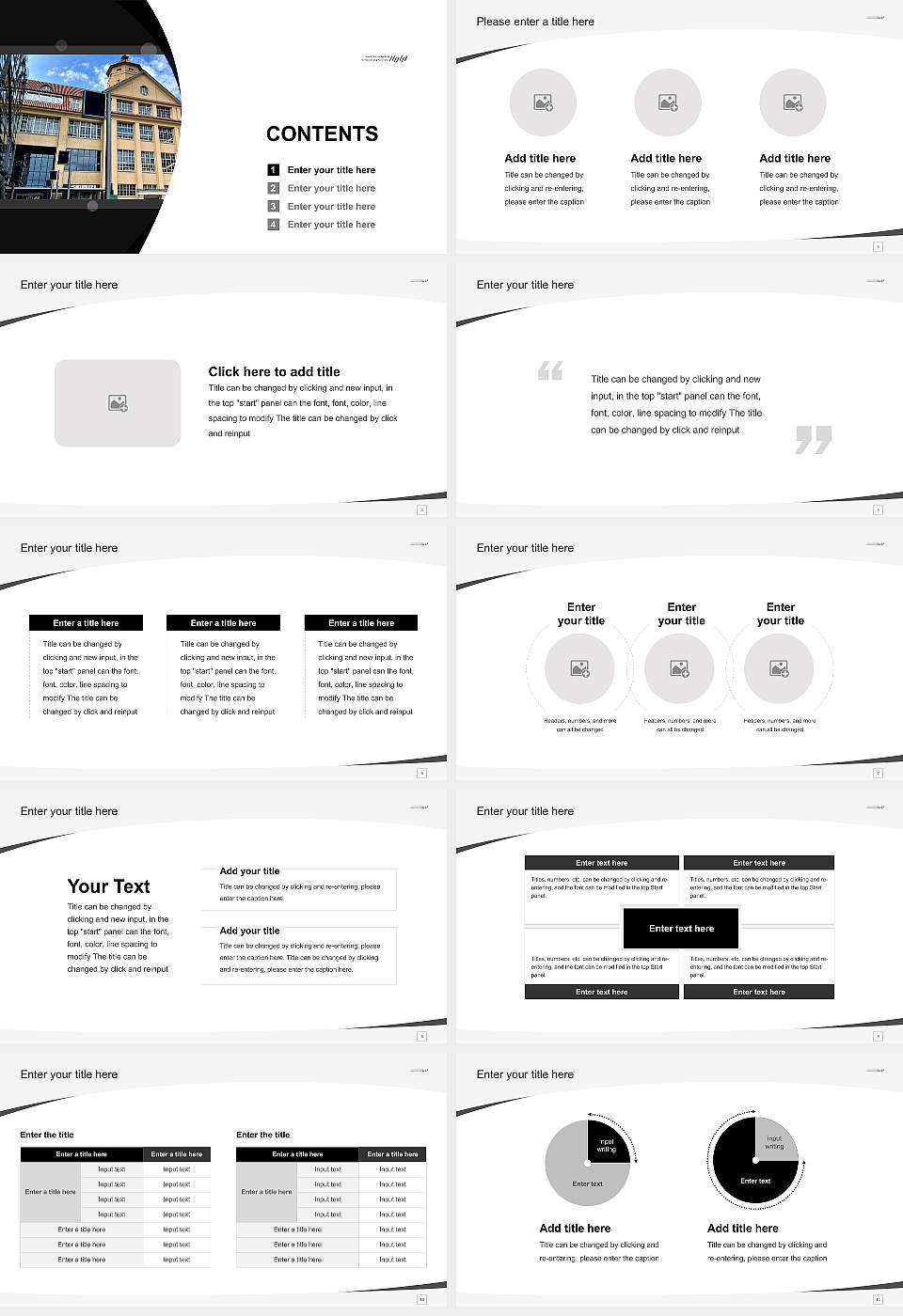 Karlsruhe University of Arts and Design Course/Courseware Creation PPT Template16:9 ratio PPT effect preview image2