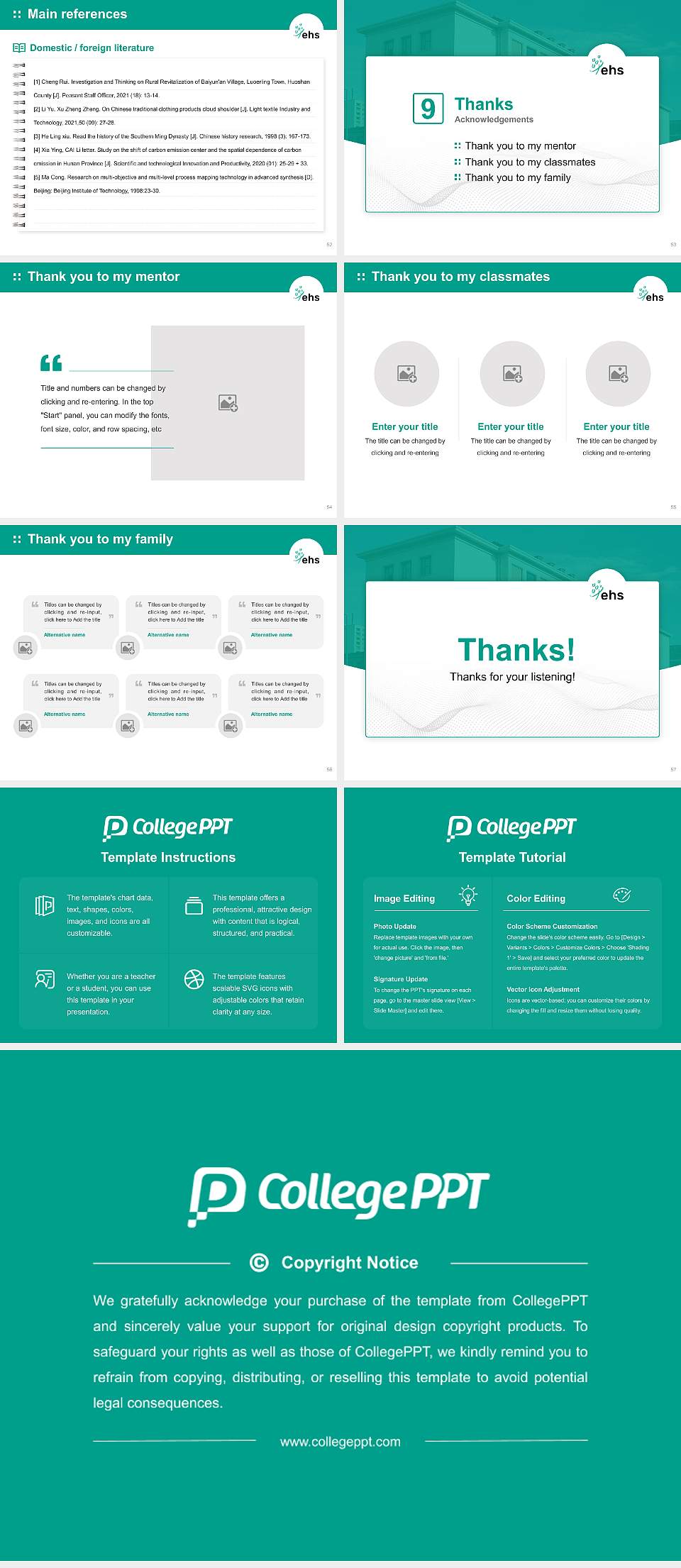 Protestant University of Applied Sciences Dresden Graduation Thesis Defense PPT Template4:3 ratio PPT effect preview image7