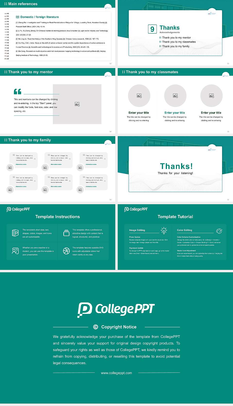MSH Medical School Hamburg Graduation Thesis Defense PPT Template16:9 ratio PPT effect preview image7