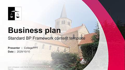 North German University of Justice – Lower Saxony Competition/Entrepreneurship Contest PPT Template