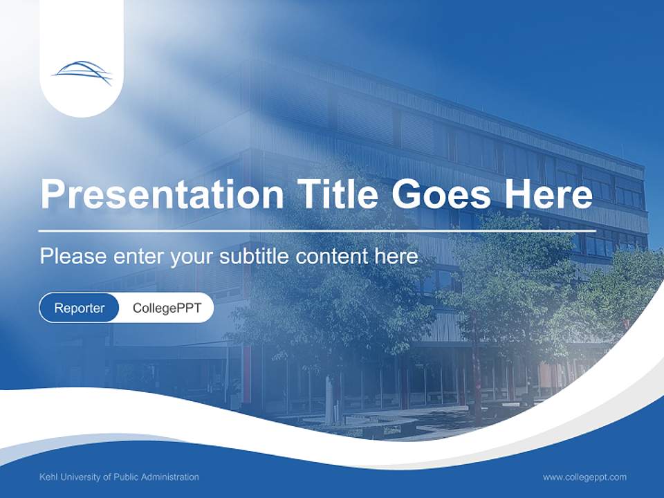 Kehl University of Public Administration Lecture Sharing and Networking Event PPT Template4:3 ratio PPT effect preview image4