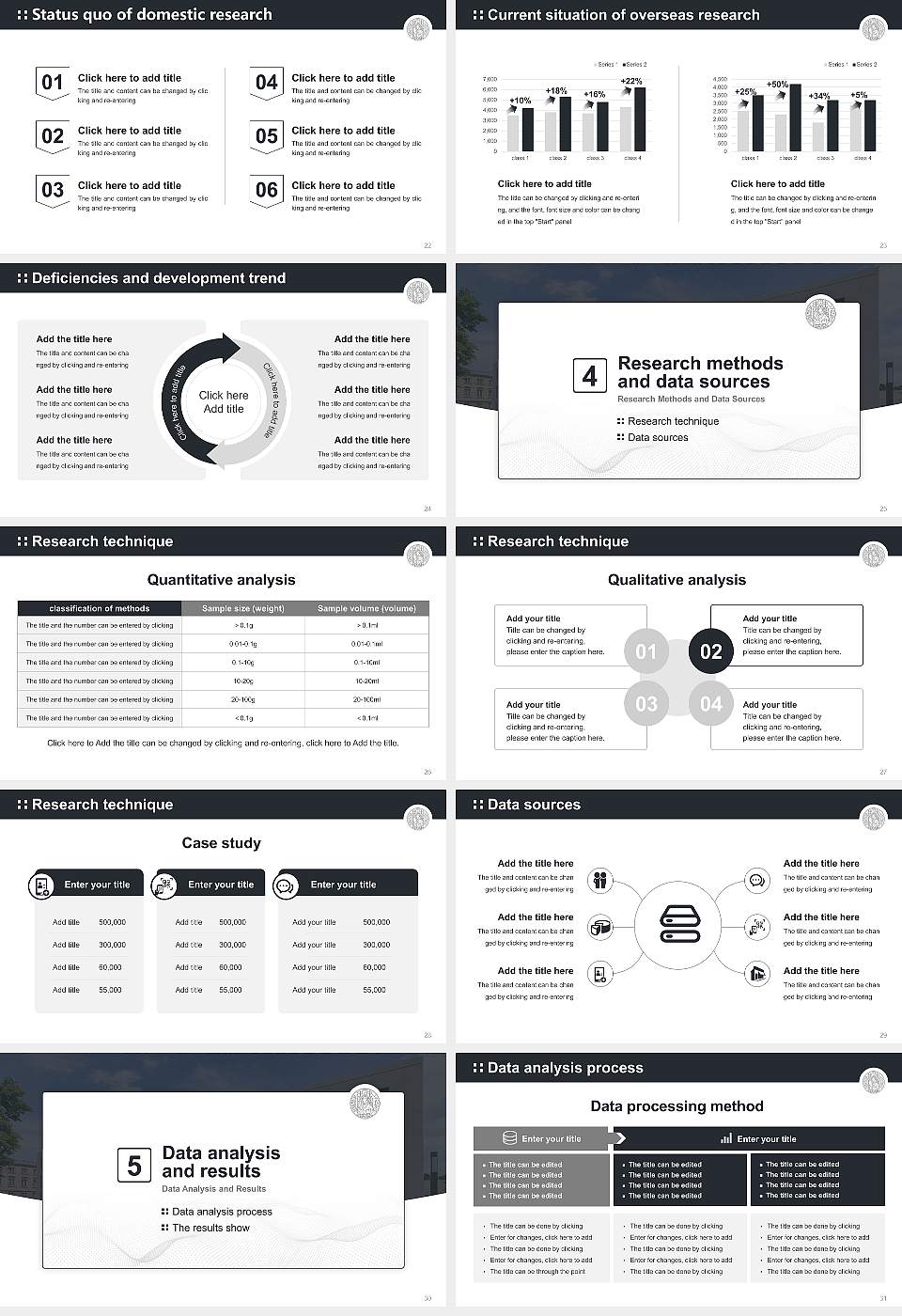 Leipzig University – Jahnallee campus Graduation Thesis Defense PPT Template16:9 ratio PPT effect preview image4