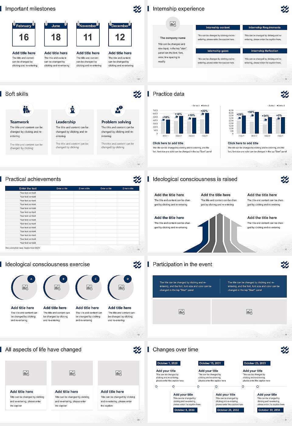 Kiel University of Applied Sciences National Scholarship Defense PPT Template16:9 ratio PPT effect preview image3