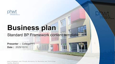 Private University for Business and Technology Vechta_Diepholz Competition/Entrepreneurship Contest PPT Template