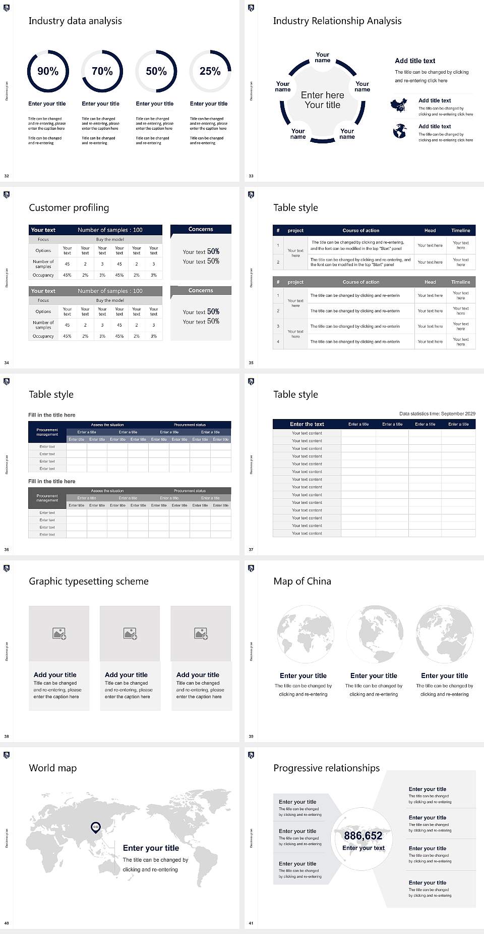 Munich Business School Competition/Entrepreneurship Contest PPT Template4:3 ratio PPT effect preview image5