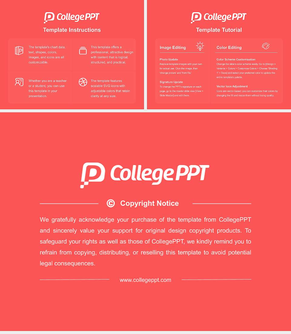 Munich University of Applied Sciences Course/Courseware Creation PPT Template4:3 ratio PPT effect preview image5
