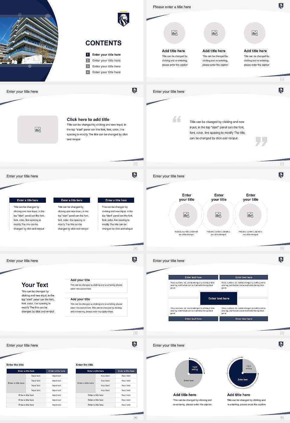 Munich Business School Course/Courseware Creation PPT Template16:9 ratio PPT effect preview image2