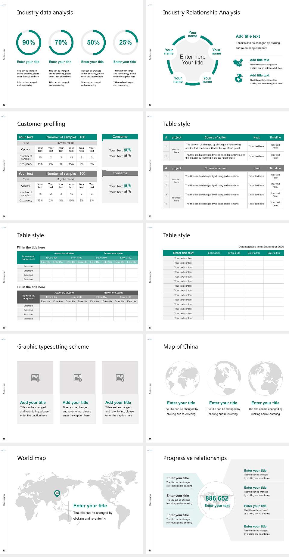 MSH Medical School Hamburg Competition/Entrepreneurship Contest PPT Template4:3 ratio PPT effect preview image5