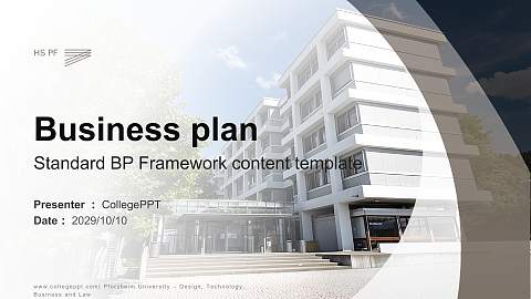 Pforzheim University – Design, Technology, Business and Law Competition/Entrepreneurship Contest PPT Template