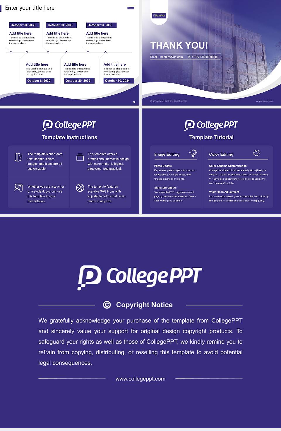 IB University of Health and Social Sciences Lecture Sharing and Networking Event PPT Template4:3 ratio PPT effect preview image4
