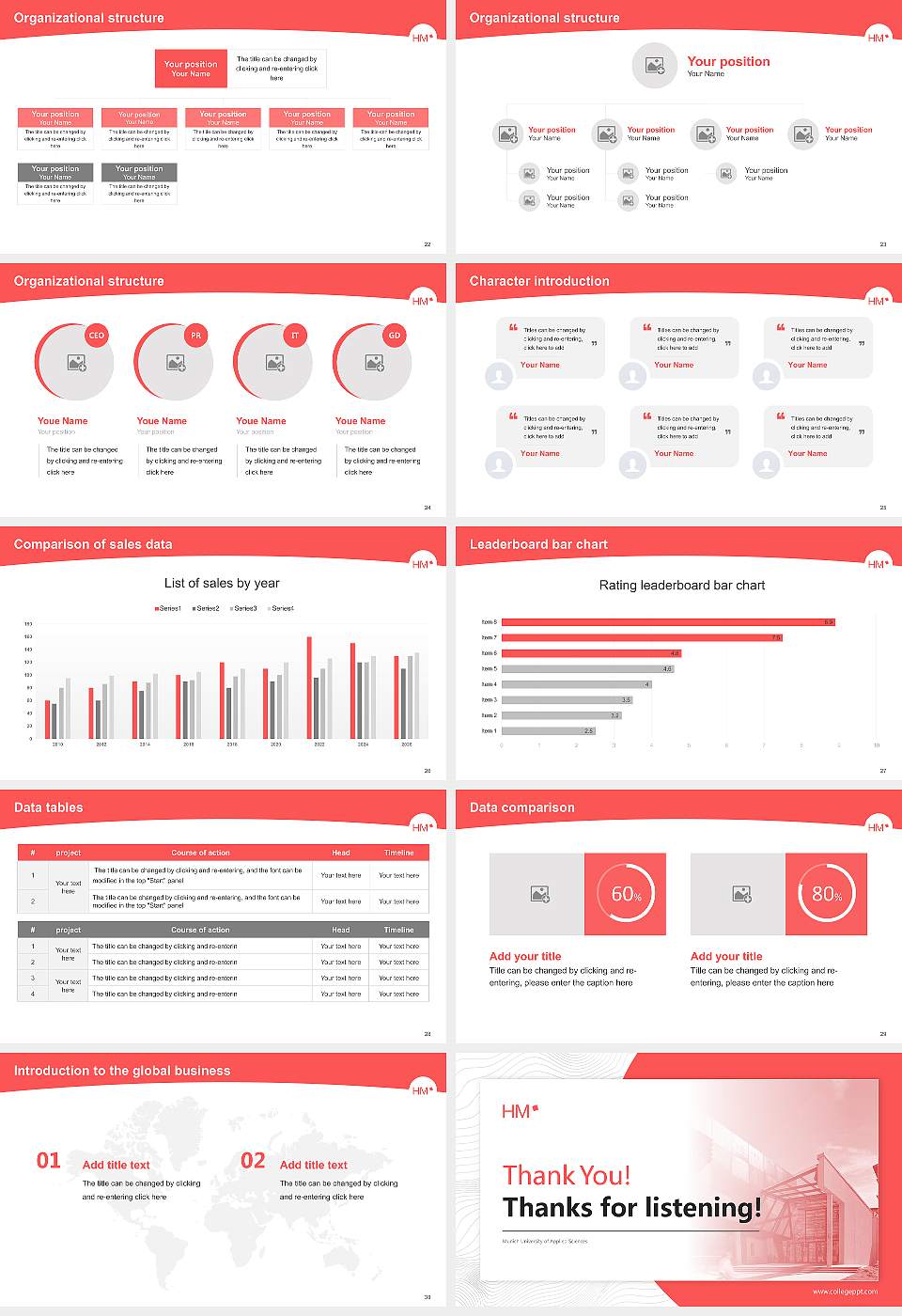 Munich University of Applied Sciences Academic Presentation/Research Findings Report PPT Template16:9 ratio PPT effect preview image4