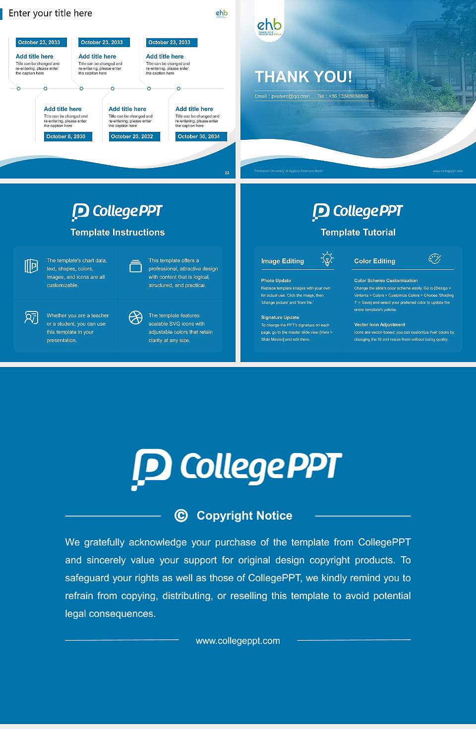 Protestant University of Applied Sciences Berlin Lecture Sharing and Networking Event PPT Template4:3 ratio PPT effect preview image4