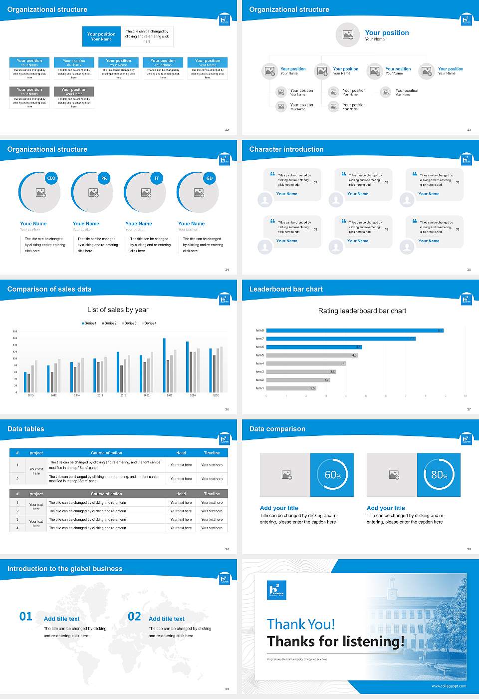 Magdeburg-Stendal University of Applied Sciences Academic Presentation/Research Findings Report PPT Template16:9 ratio PPT effect preview image4