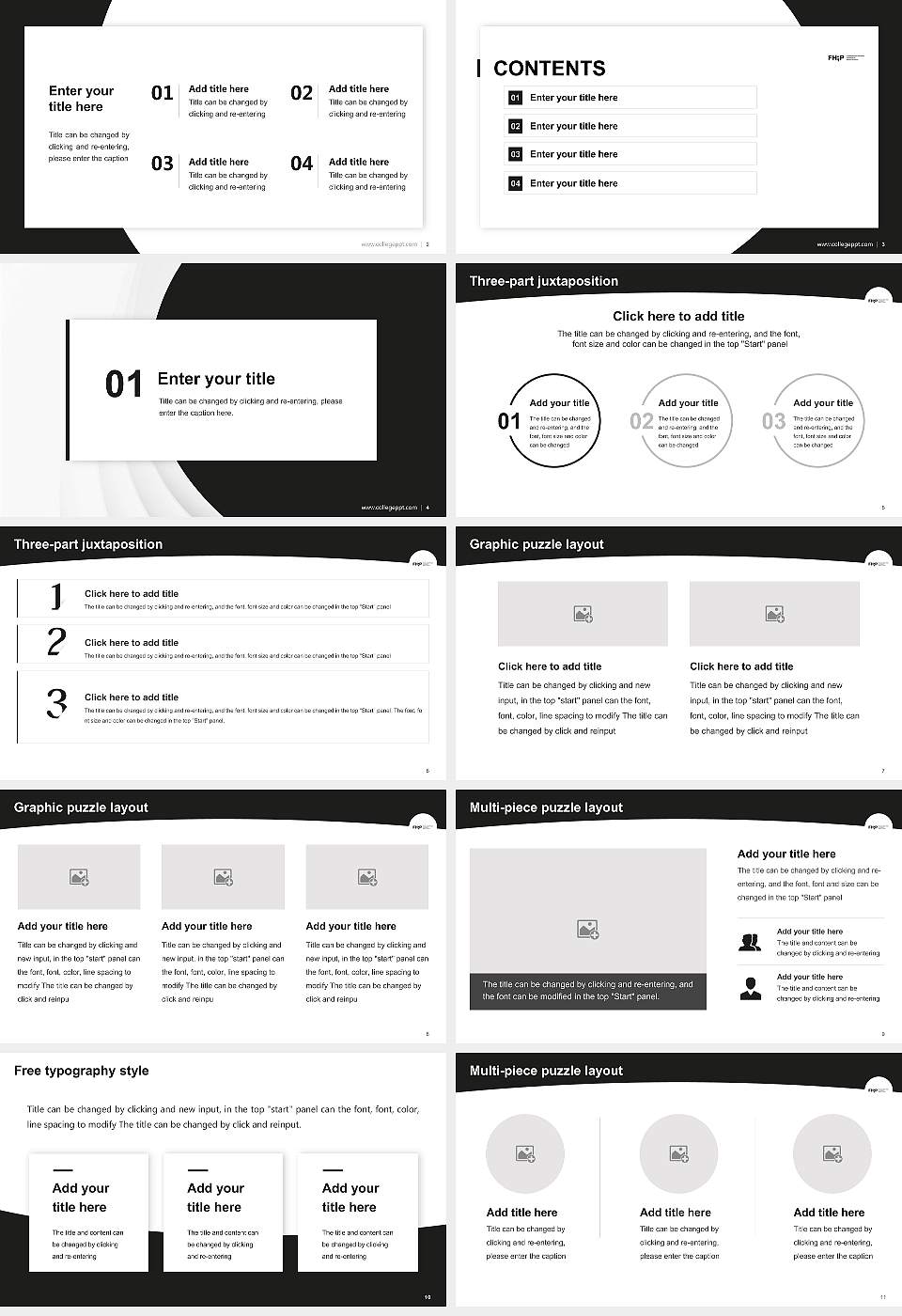 Potsdam University of Applied Sciences Academic Presentation/Research Findings Report PPT Template16:9 ratio PPT effect preview image2