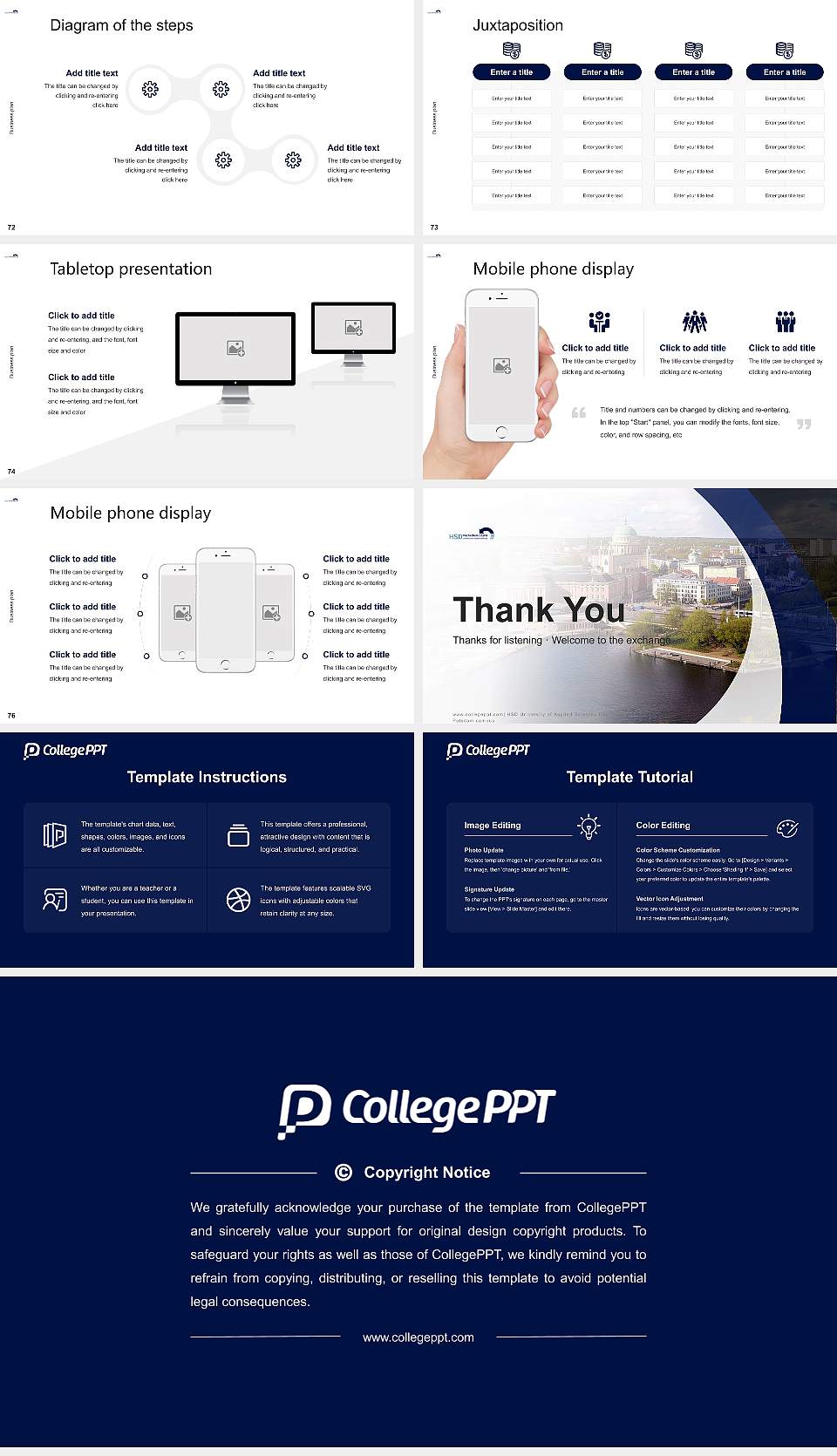 HSD University of Applied Sciences Döpfer – Potsdam campus Competition/Entrepreneurship Contest PPT Template16:9 ratio PPT effect preview image9