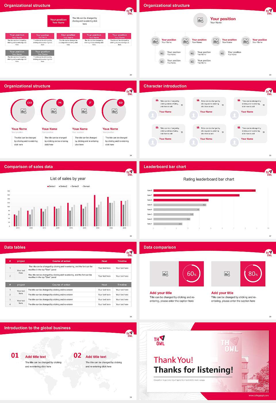 Ostwestfalen-Lippe University of Applied Sciences – Höxter campus Academic Presentation/Research Findings Report PPT Template16:9 ratio PPT effect preview image4
