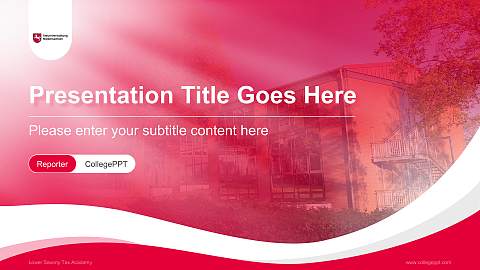 Lower Saxony Tax Academy Lecture Sharing and Networking Event PPT Template