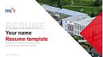 International University of Applied Sciences Liebenzell Resume PPT Template