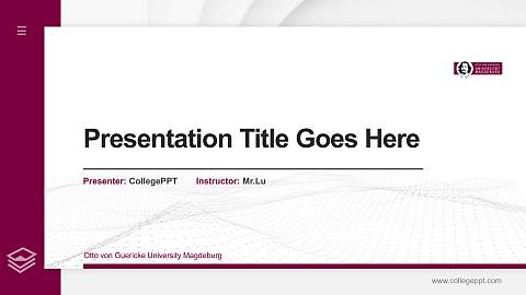 Otto von Guericke University Magdeburg Thesis Proposal/Graduation Defense PPT Template