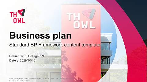 Ostwestfalen-Lippe University of Applied Sciences – Höxter campus Competition/Entrepreneurship Contest PPT Template