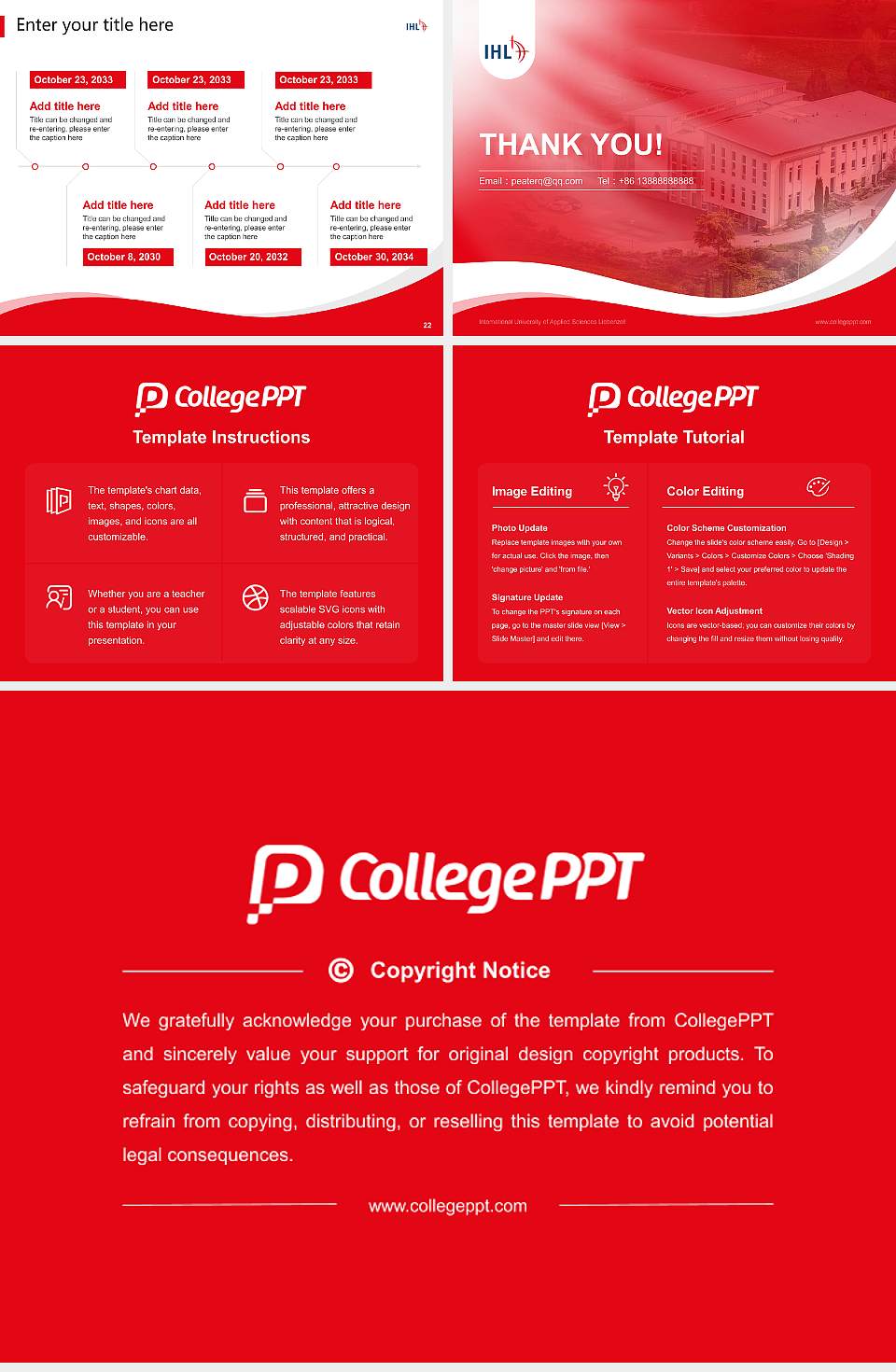 International University of Applied Sciences Liebenzell Lecture Sharing and Networking Event PPT Template4:3 ratio PPT effect preview image4