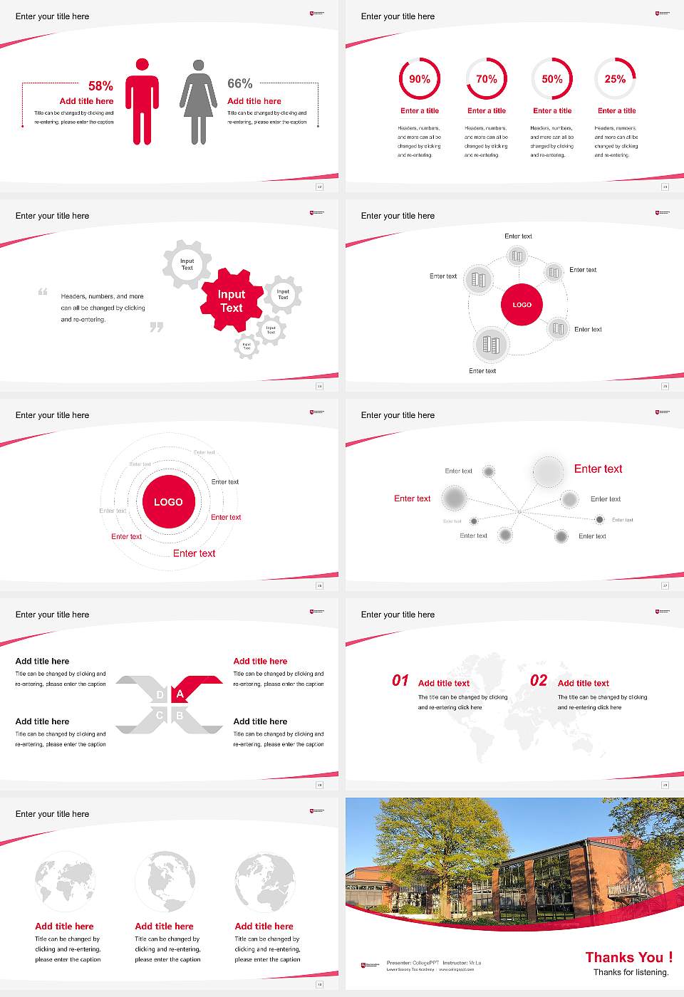 Lower Saxony Tax Academy Course/Courseware Creation PPT Template16:9 ratio PPT effect preview image4