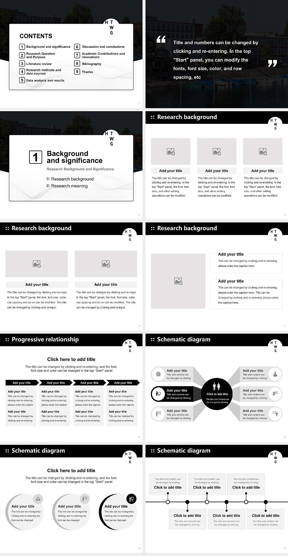 Konstanz University of Applied Sciences Graduation Thesis Defense PPT Template4:3 ratio PPT effect preview image2