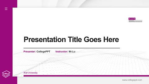 Kiel University Thesis Proposal/Graduation Defense PPT Template