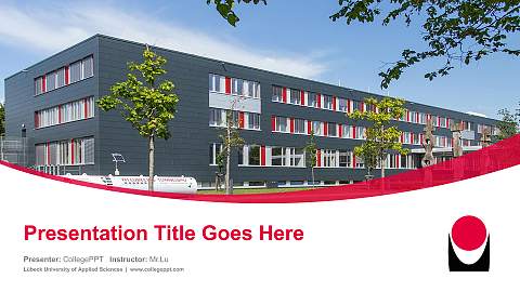 Lübeck University of Applied Sciences Course/Courseware Creation PPT Template