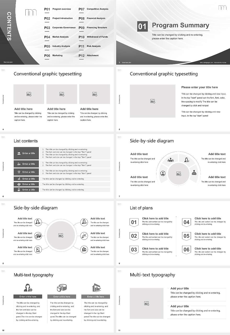 Macromedia University of Applied Sciences Stuttgart Competition/Entrepreneurship Contest PPT Template16:9 ratio PPT effect preview image2