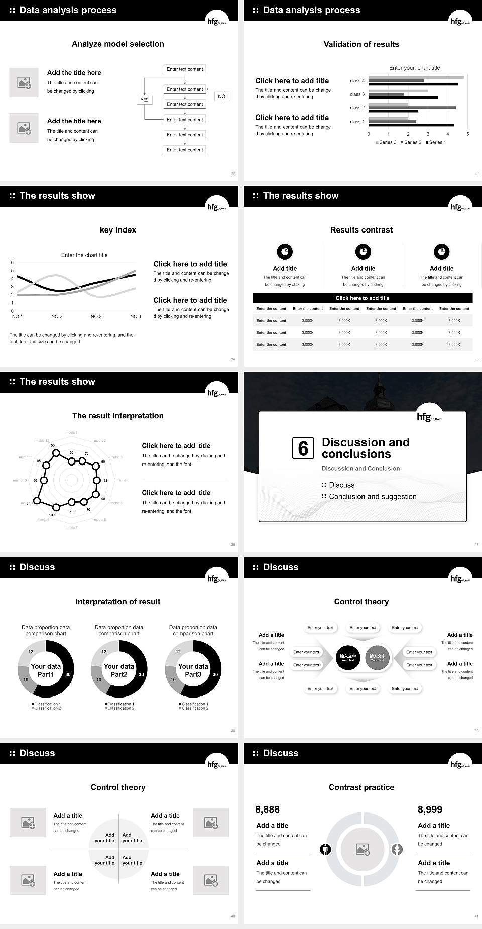 Offenbach University of Art and Design Graduation Thesis Defense PPT Template4:3 ratio PPT effect preview image5