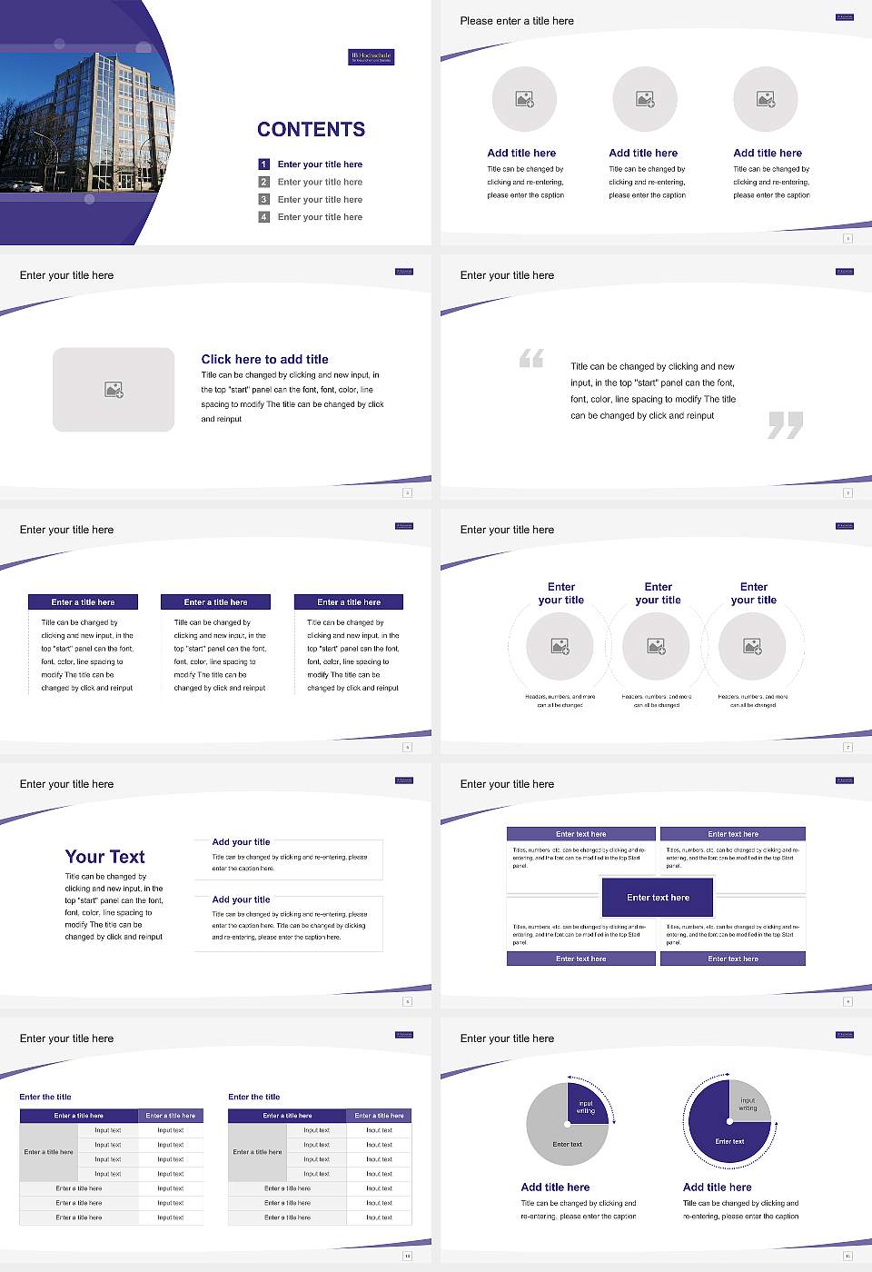 IB University of Health and Social Sciences Course/Courseware Creation PPT Template16:9 ratio PPT effect preview image2