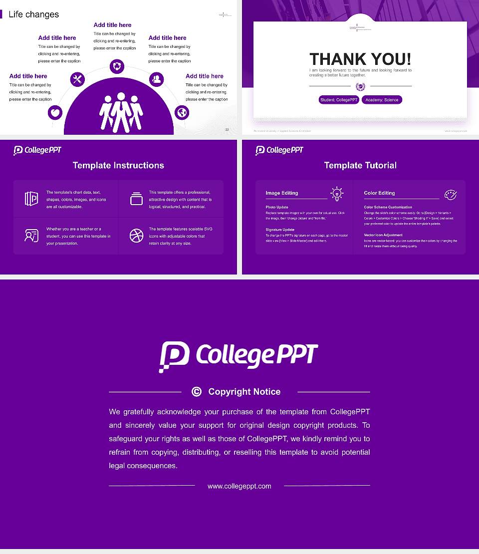 Protestant University of Applied Sciences Darmstadt National Scholarship Defense PPT Template16:9 ratio PPT effect preview image4