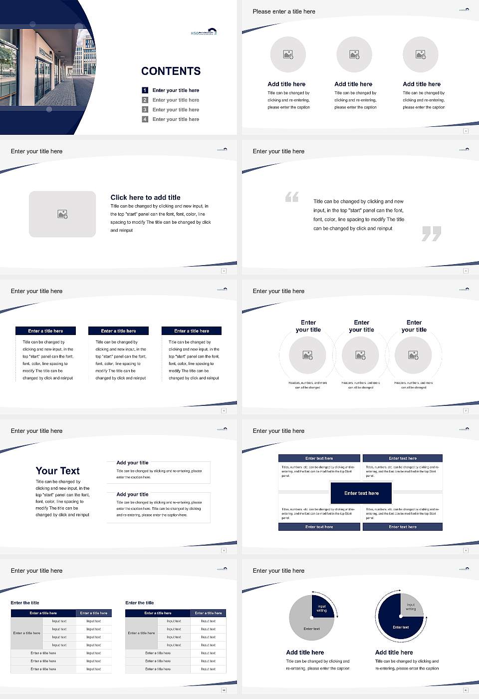 HSD University of Applied Sciences Döpfer Course/Courseware Creation PPT Template16:9 ratio PPT effect preview image2