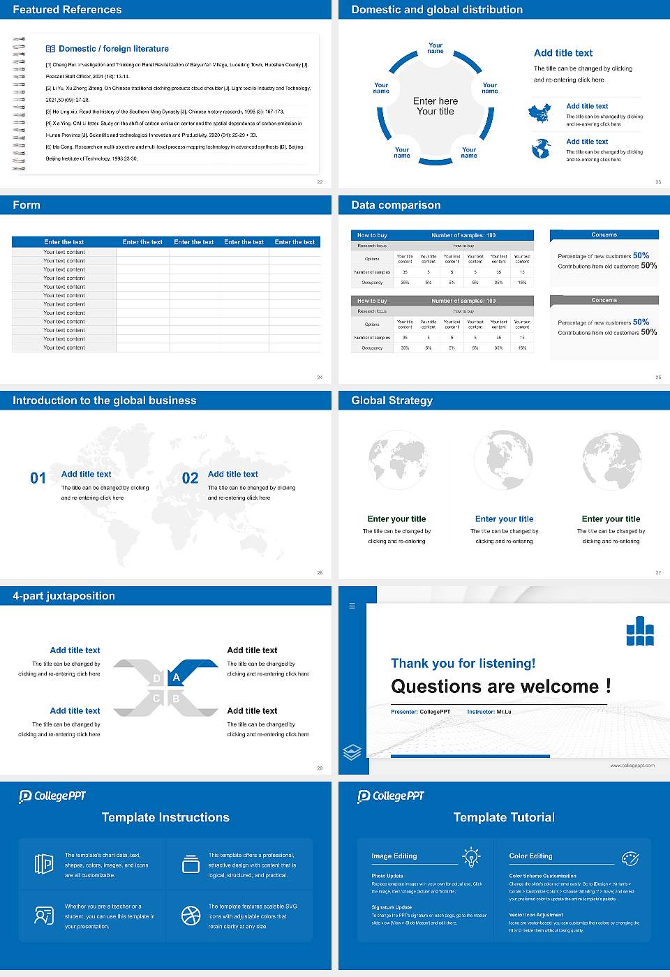 Mittweida University of Applied Sciences Thesis Proposal/Graduation Defense PPT Template16:9 ratio PPT effect preview image4
