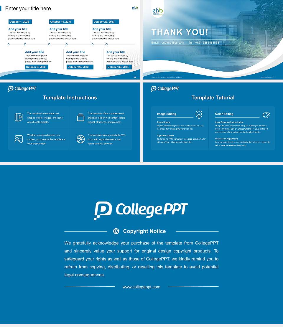 Protestant University of Applied Sciences Berlin Lecture Sharing and Networking Event PPT Template16:9 ratio PPT effect preview image4