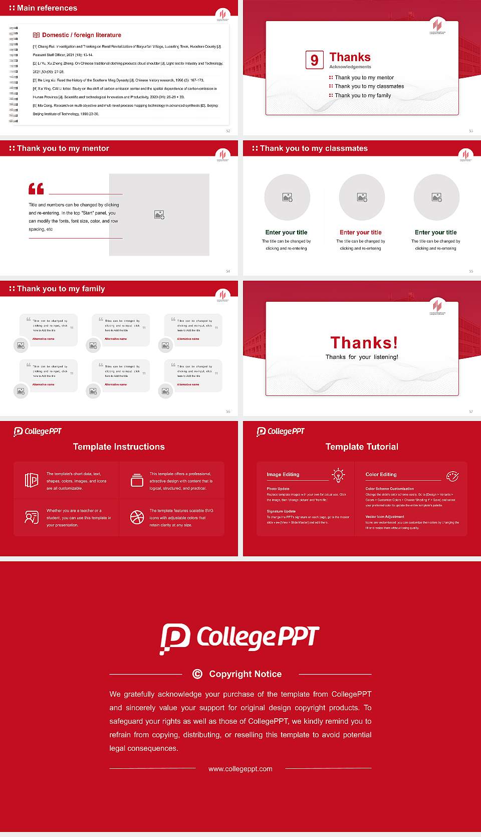 Ludwigshafen University of Business and Society Graduation Thesis Defense PPT Template16:9 ratio PPT effect preview image7