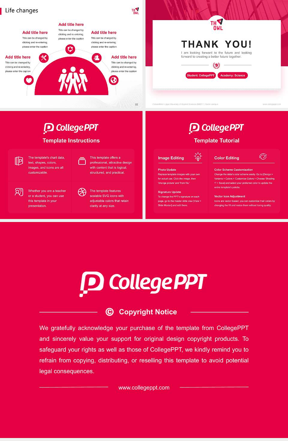 Ostwestfalen-Lippe University of Applied Sciences – Höxter campus National Scholarship Defense PPT Template4:3 ratio PPT effect preview image4