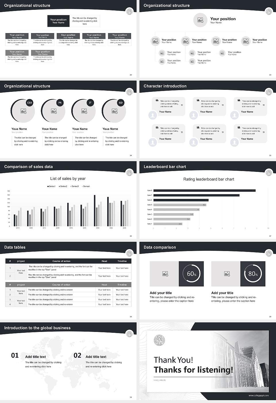 Leipzig University Academic Presentation/Research Findings Report PPT Template16:9 ratio PPT effect preview image4
