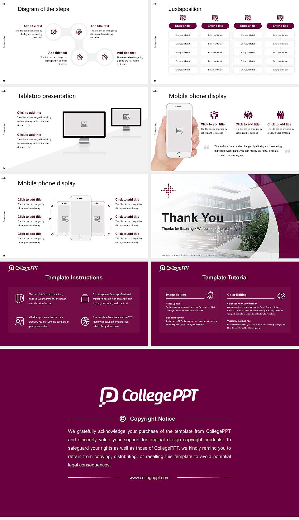 Protestant University of Applied Sciences Freiburg Competition/Entrepreneurship Contest PPT Template16:9 ratio PPT effect preview image9