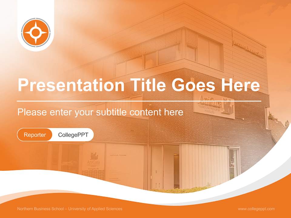 Northern Business School – University of Applied Sciences Lecture Sharing and Networking Event PPT Template4:3 ratio PPT effect preview image4