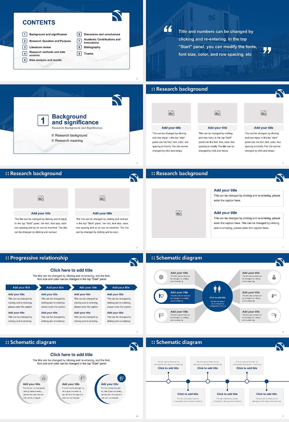 Niederrhein University of Applied Sciences Graduation Thesis Defense PPT Template16:9 ratio PPT effect preview image2