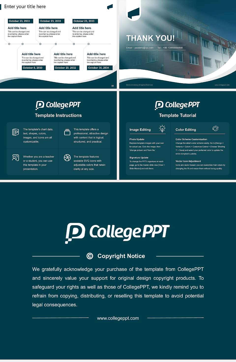 Media University of Applied Sciences Lecture Sharing and Networking Event PPT Template4:3 ratio PPT effect preview image4