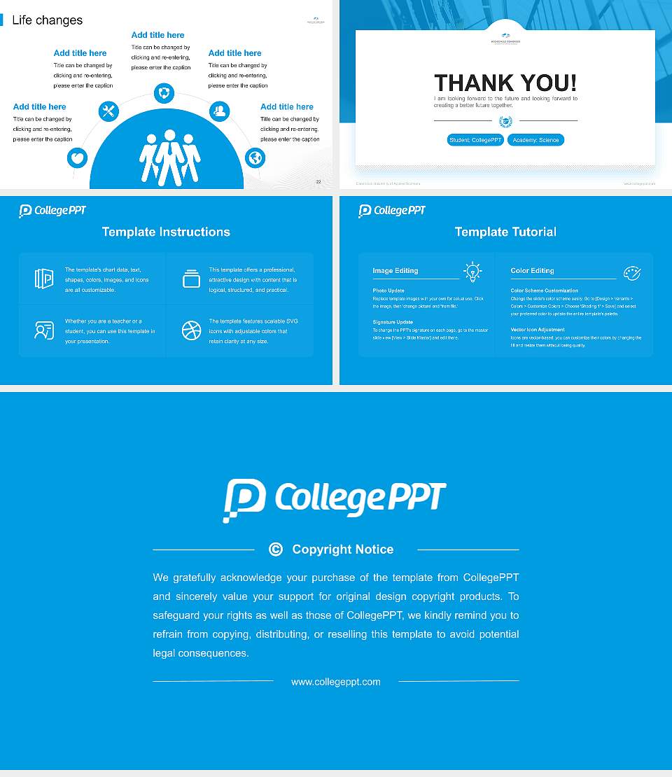 Osnabrück University of Applied Sciences National Scholarship Defense PPT Template16:9 ratio PPT effect preview image4