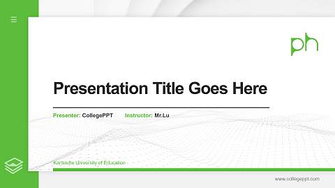 Karlsruhe University of Education Thesis Proposal/Graduation Defense PPT Template