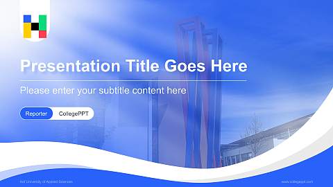Hof University of Applied Sciences Lecture Sharing and Networking Event PPT Template