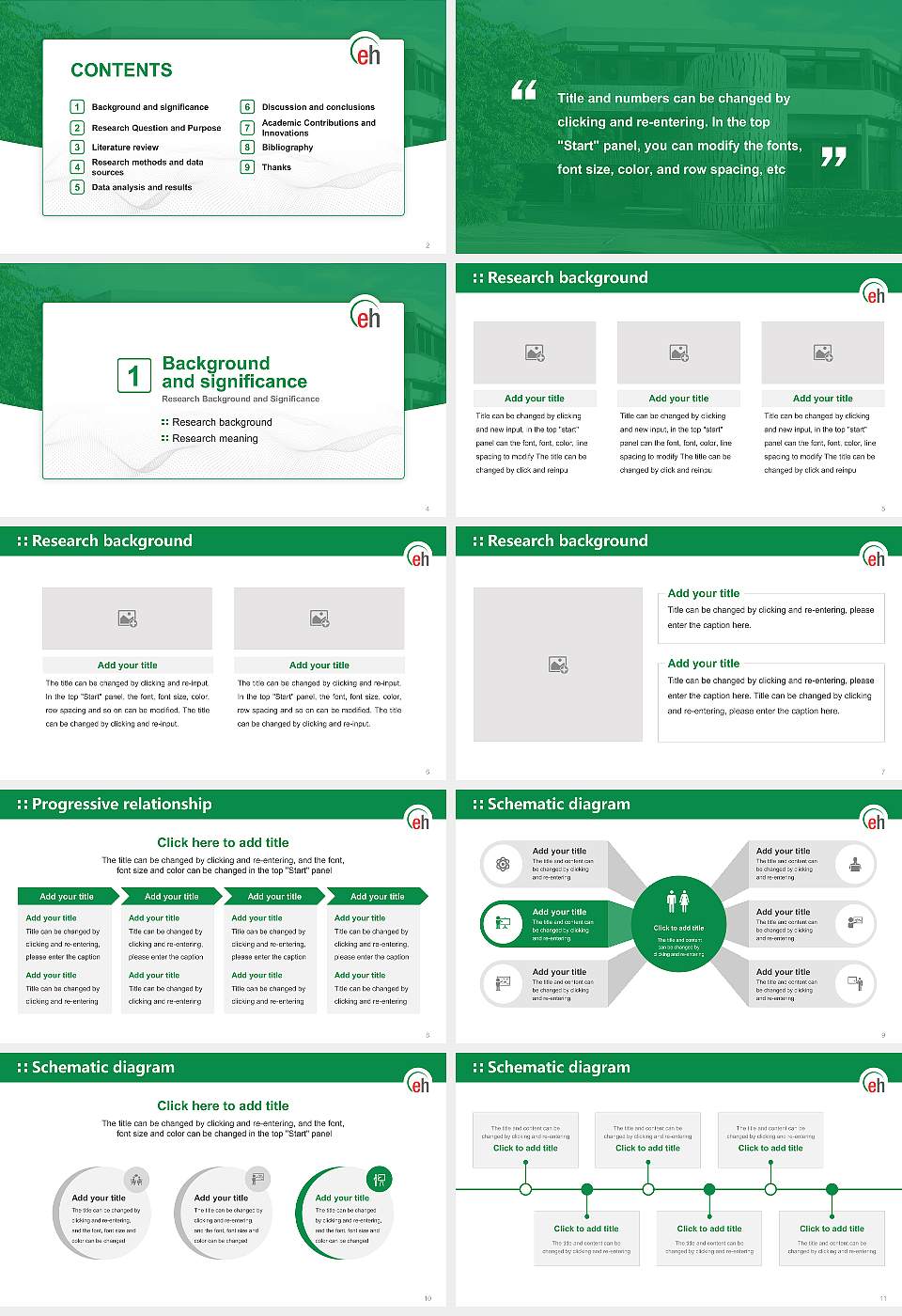 Protestant University of Applied Sciences Ludwigsburg Graduation Thesis Defense PPT Template16:9 ratio PPT effect preview image2