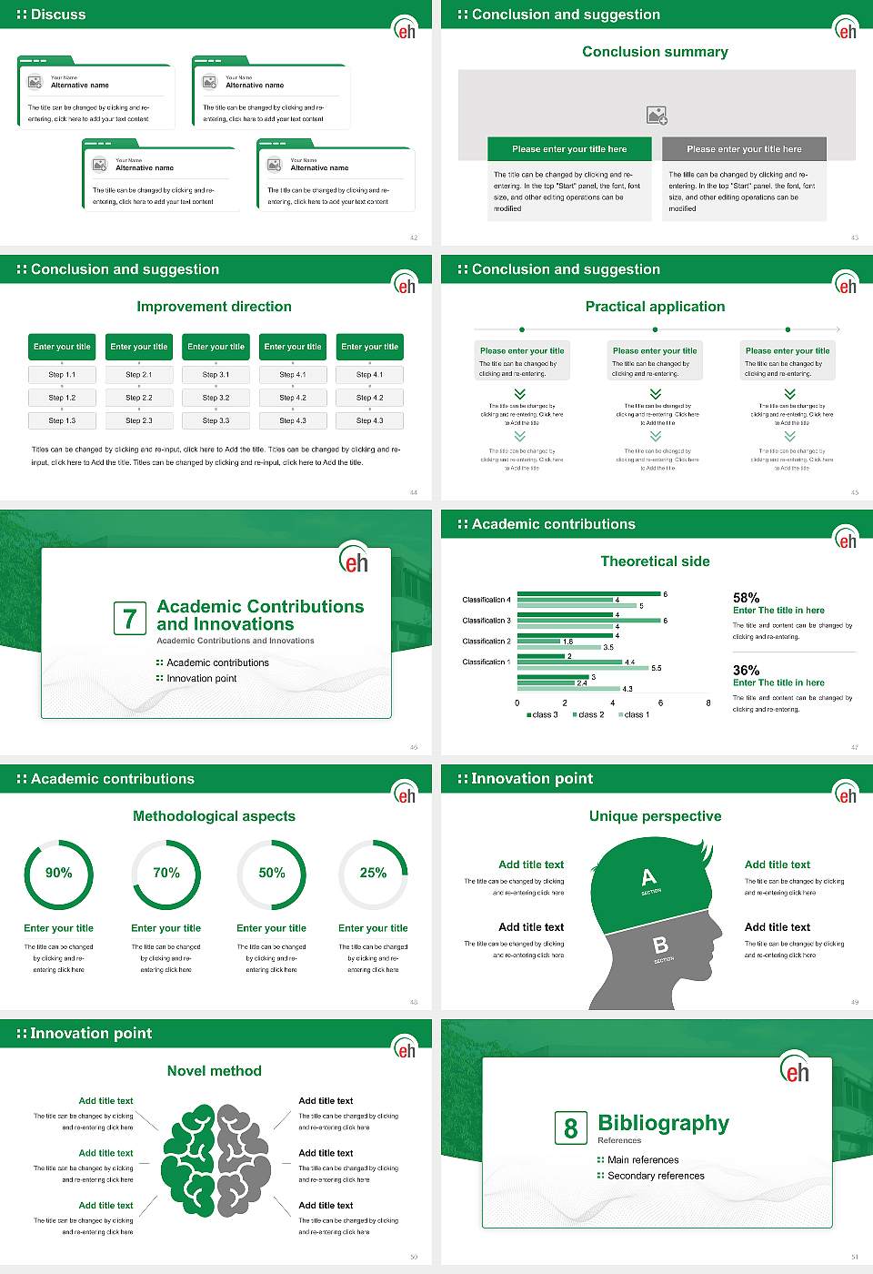 Protestant University of Applied Sciences Ludwigsburg Graduation Thesis Defense PPT Template16:9 ratio PPT effect preview image6