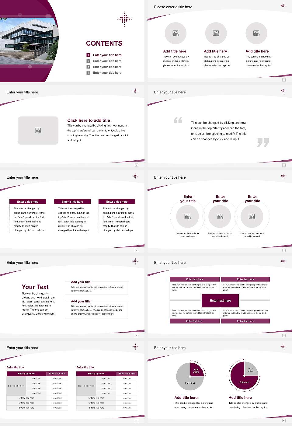 Protestant University of Applied Sciences Freiburg Course/Courseware Creation PPT Template16:9 ratio PPT effect preview image2