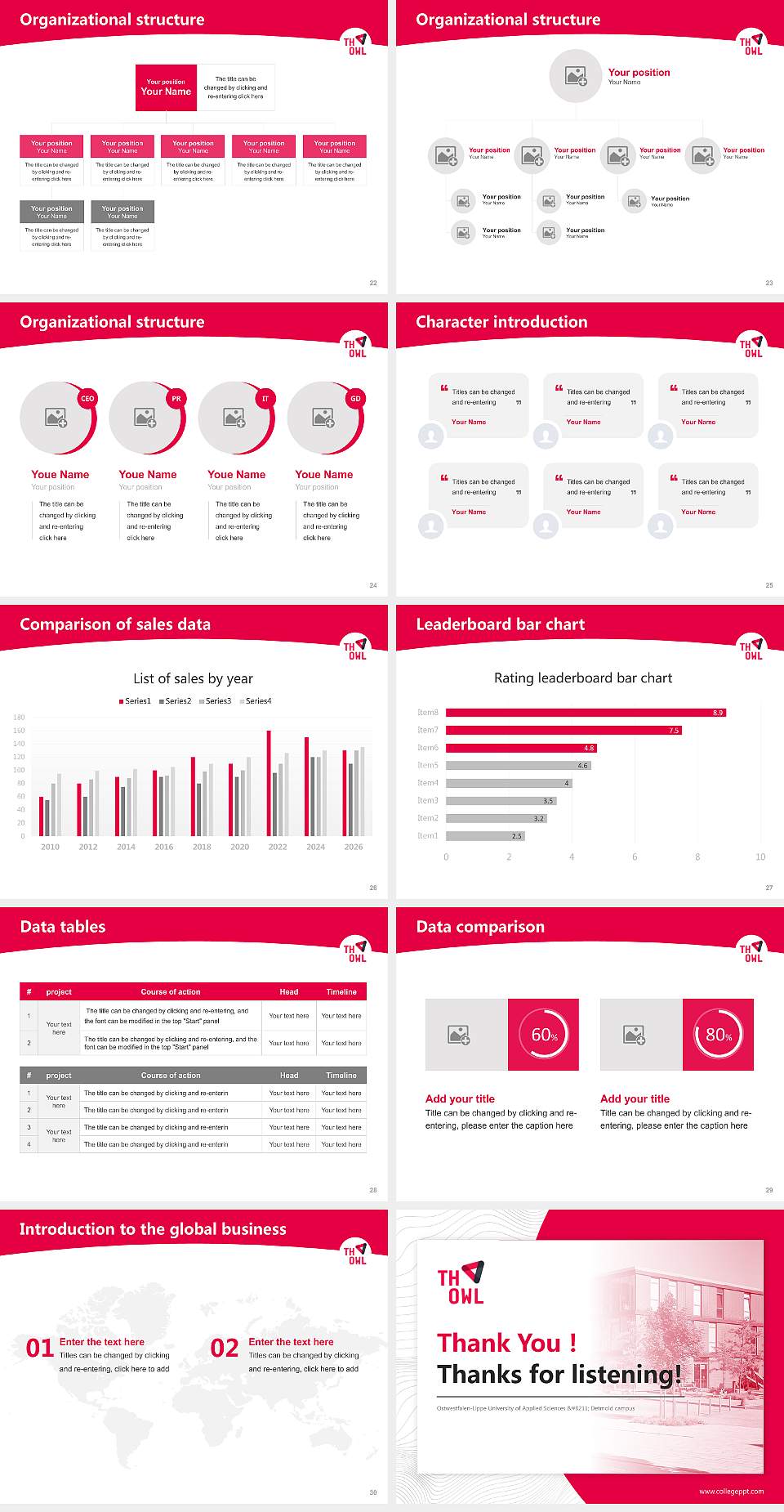 Ostwestfalen-Lippe University of Applied Sciences – Detmold campus Academic Presentation/Research Findings Report PPT Template4:3 ratio PPT effect preview image4